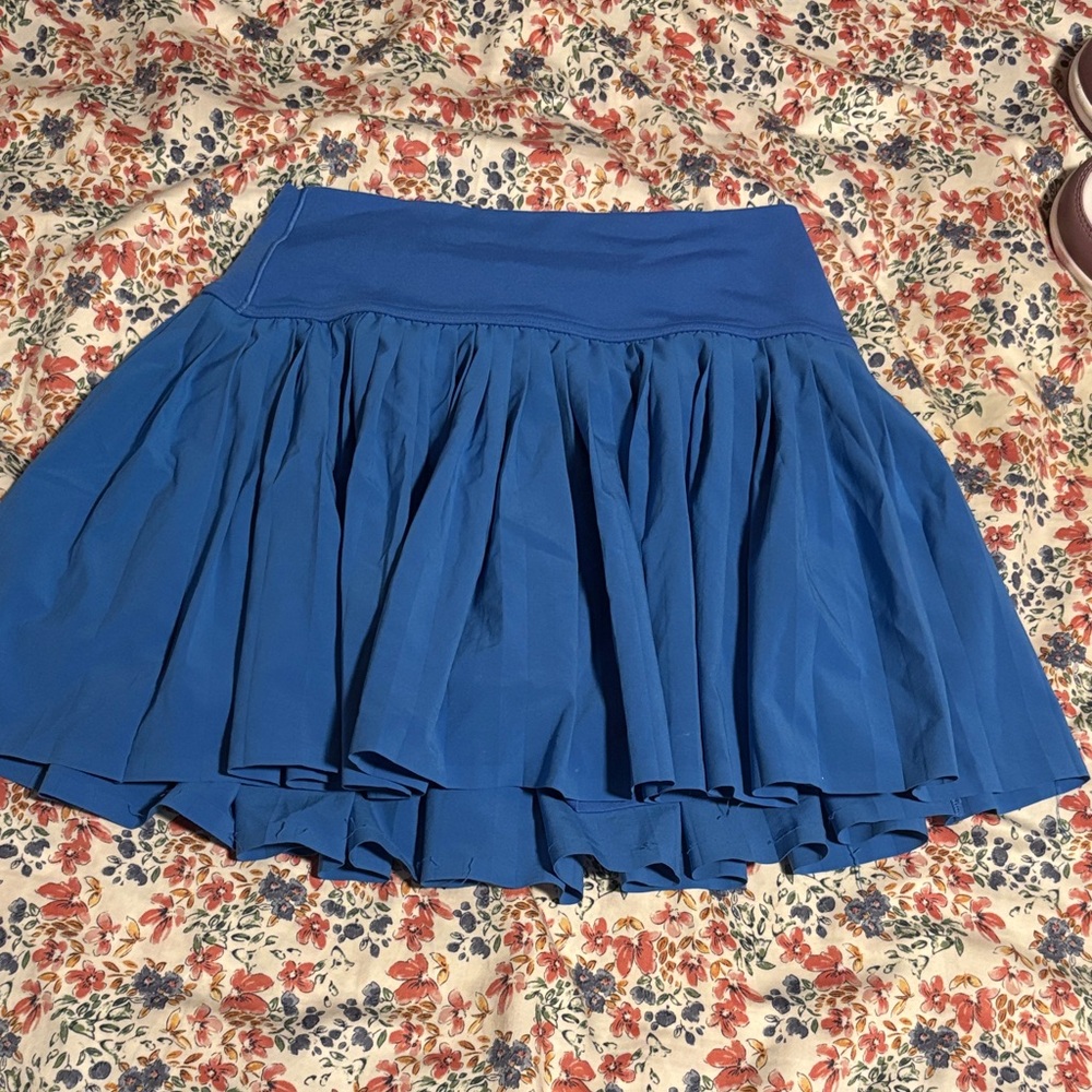 Aerie Vibrant Blue Skater Skirt